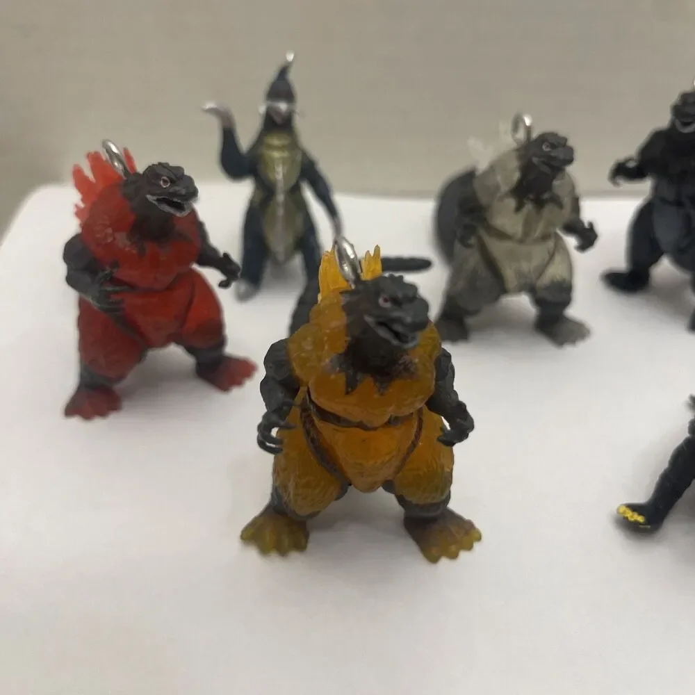 Bandai Movie Monsters Godzilla Series Hanging Ornaments Set Of 6 About 2.5/3 In